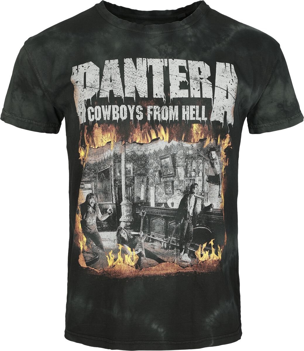 Pantera Cowboys From Hell Heren T-shirt - groen - M