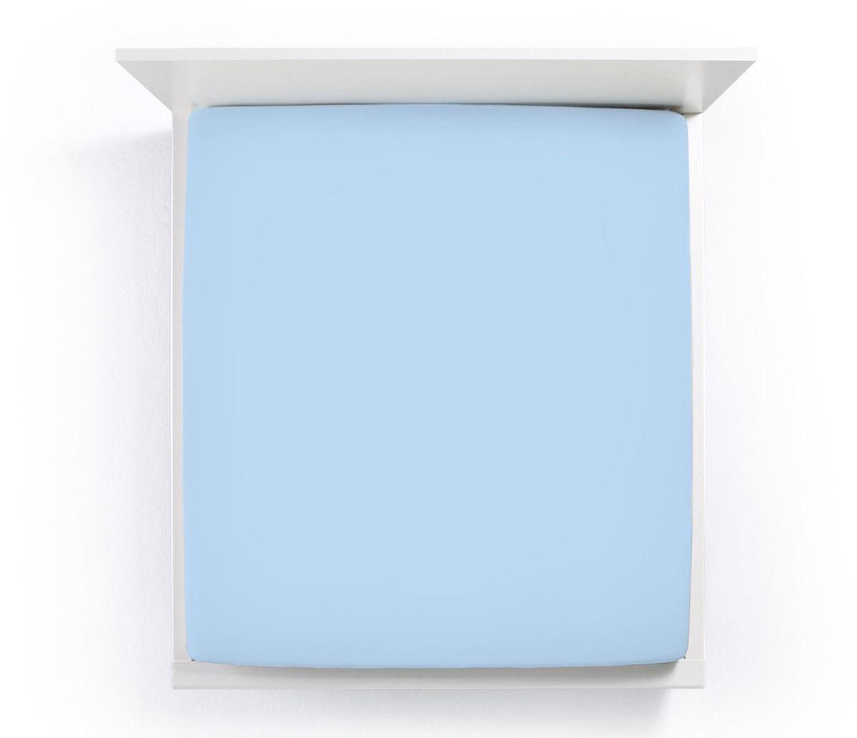 Bella Donna Alto Boxspringhoeslaken - Hellblau-0522 90x190-100x220