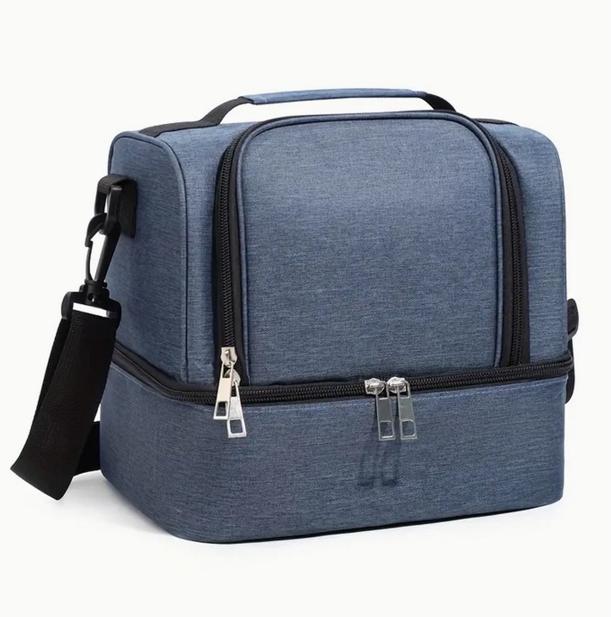 Koeltas - Lunchtas - marine blauw - Geisoleerde lunchtas - Waterdicht - draagbare Thermo tas - Thermo -Geïsoleerde Koeltas - 14 liter - draagbaar