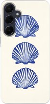 Coque de téléphone compatible avec Samsung Galaxy A55 - Coques - Blauw - Motif - Coque en Siliconen