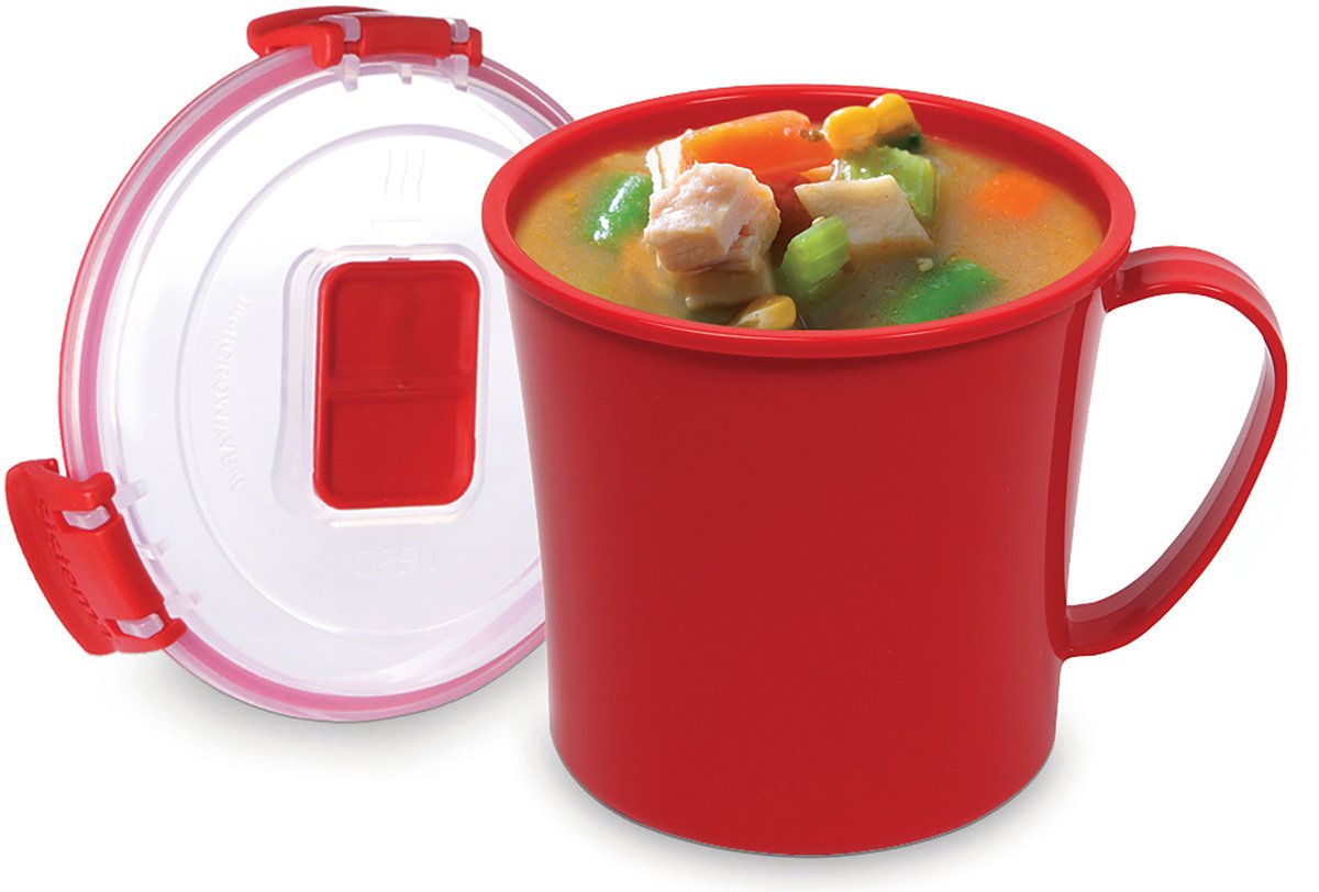 Sistema Microwave - Soepbeker magnetron - Met stoomklep - Medium - 656ml — afbeelding 7