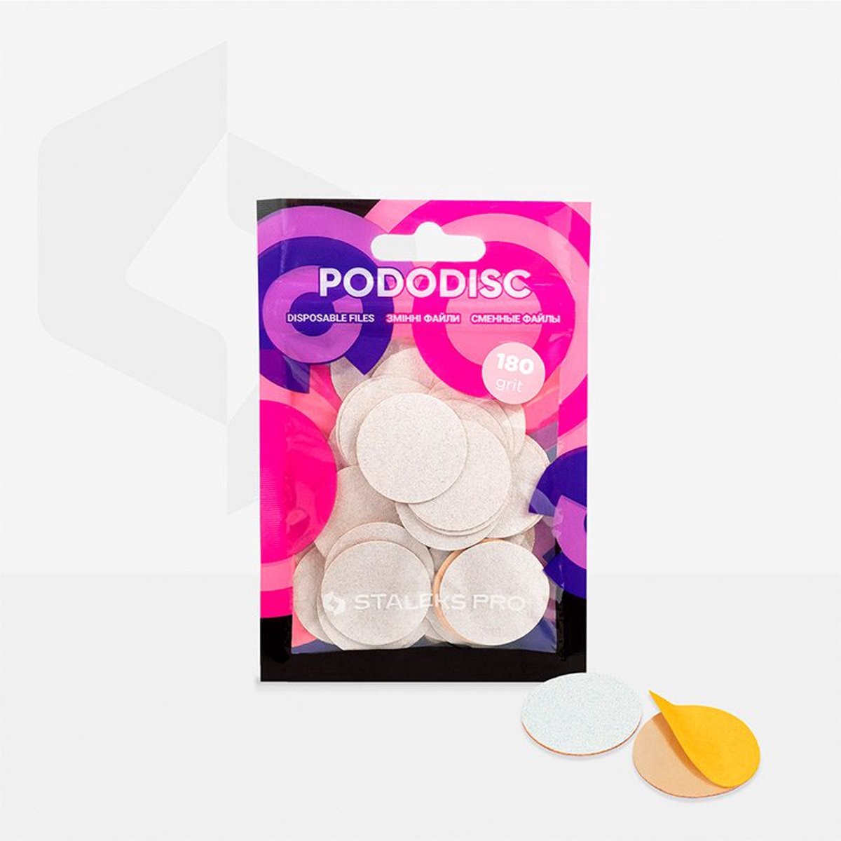 Staleks Pdodisc Overlays L 180 grit 50 stuks