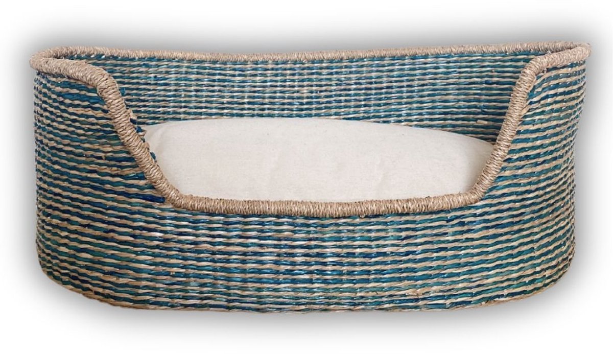 Maurette | Honden -en kattenmand | Geweven zeegras | Biarritz | Medium