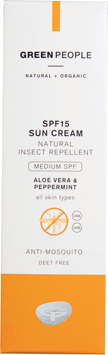 Green People - Zonnebrandcrème SPF15 Insect Repellent - Voor de gevoelige huid - 100ml