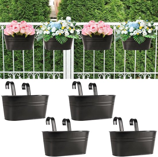 Grote hangende plantenbakken voor decoratie