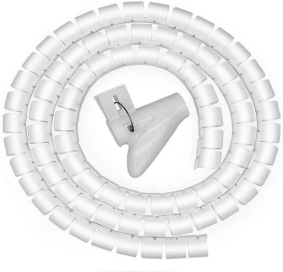 Câble - Clips - Organisateur - Supports de câble auto-adhésifs - 5 pcs / Zwart