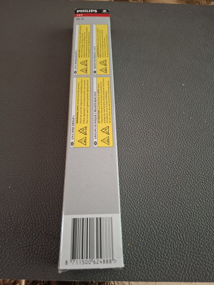 Ampoule UV-C Philips PL-S 11W G23 - Pour Stérilisation - Longueur 236mm