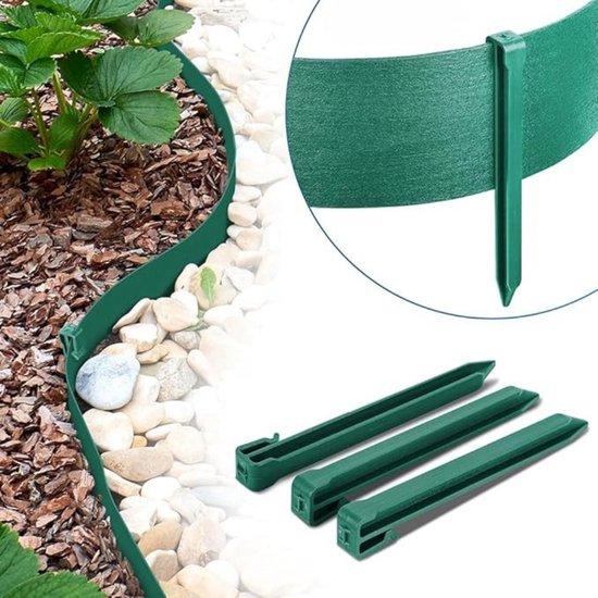 GTB® Borderrand op Rol - Borderrand - Perkland - Groen - 2000cm x 13cm ...