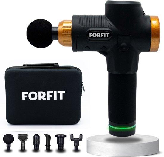 FORFIT Massage Gun 30 Snelheden Black Gold-Copper - SALE - €69,00