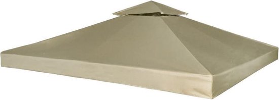 Aankondiging Mordrin kan zijn vidaXL Vervangend tentdoek prieel 310 g/m² 3x3 m beige | bol.com
