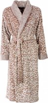 Medaillon Dames Badjas Beige  - Maten: L