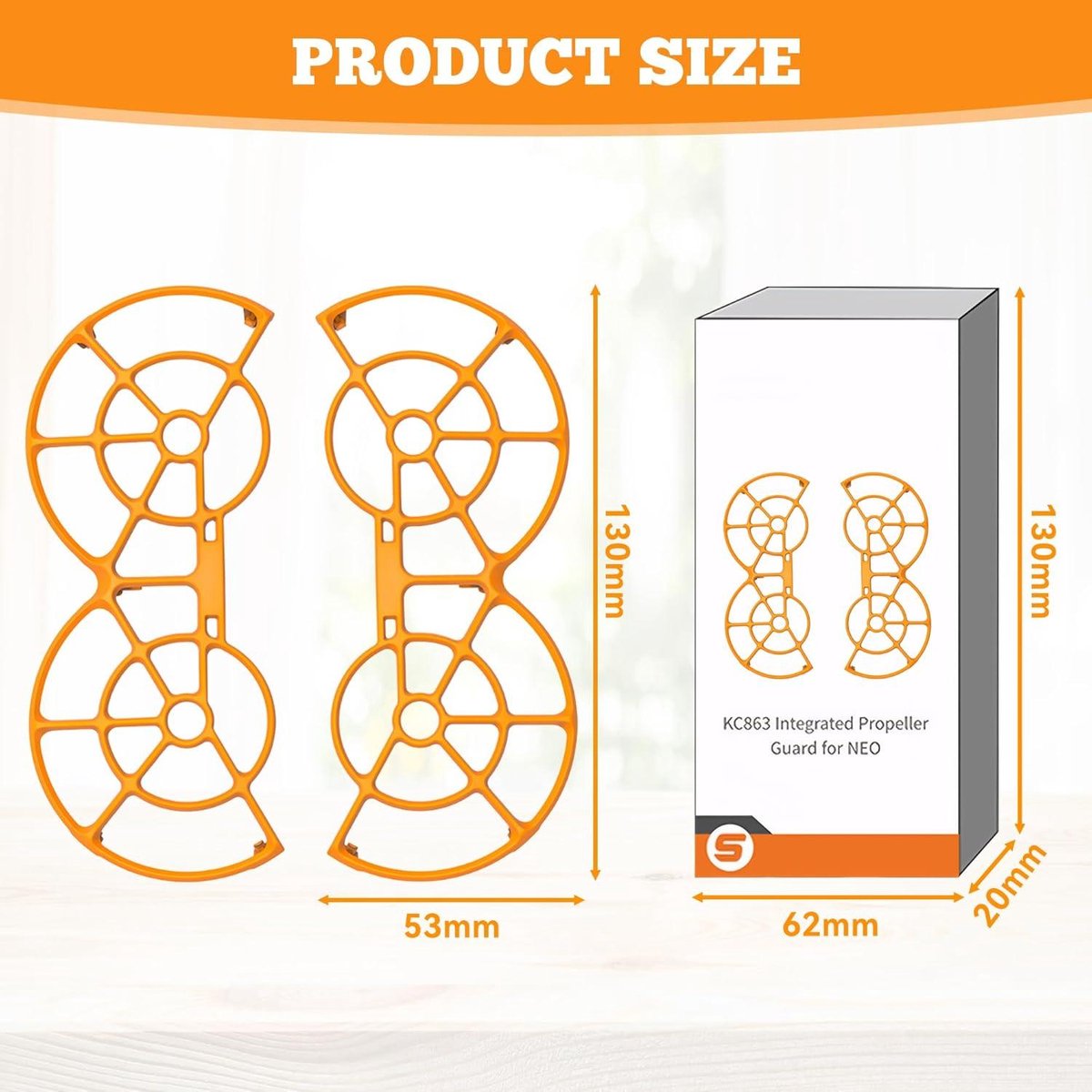 8 Stück Propeller Zubehör Set für DJI NEO 2 Drohne, farbige