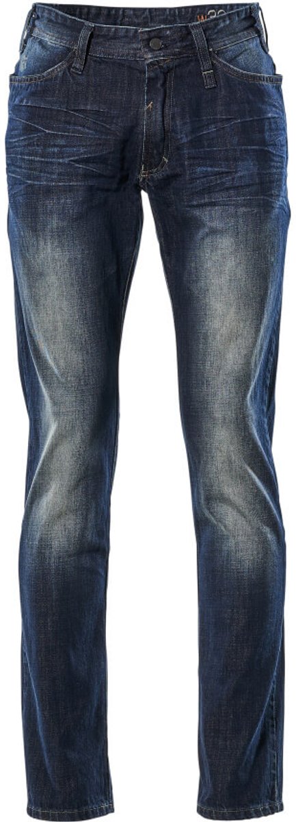 Mascot Frontline Jeans 15379-869 - gewassen blauw denim - W38/L32