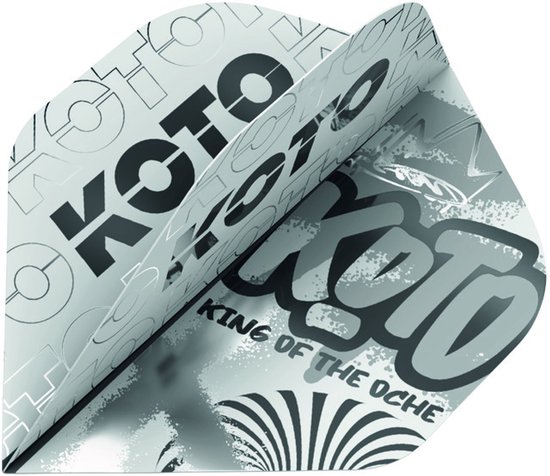 KOTO Rebel Silver NO2 - Dart Flights van Merkloos — afbeelding 2