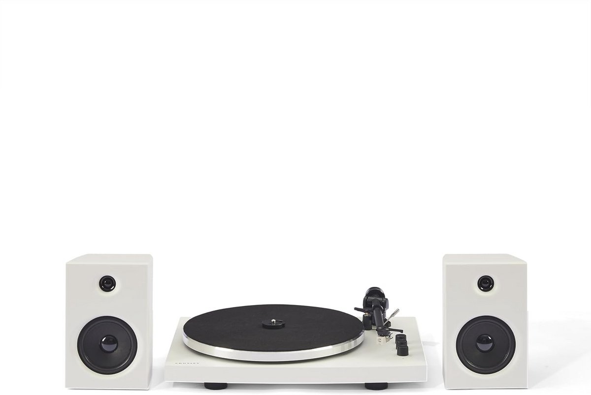 Bluetooth platenspeler met 2 snelheden en externe luidsprekers