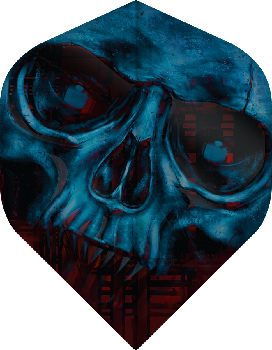 Designa Horror Show - Zombie Skull NO2 - Dart Flights