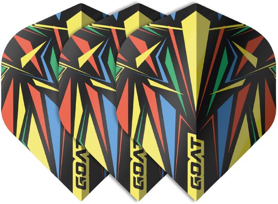 GOAT Athlete Yellow NO2 - Dart Flights van GOAT — afbeelding 2