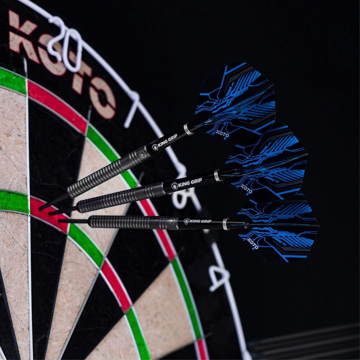 KOTO ZIZ-Wing NO2 Aqua - Dart Flights