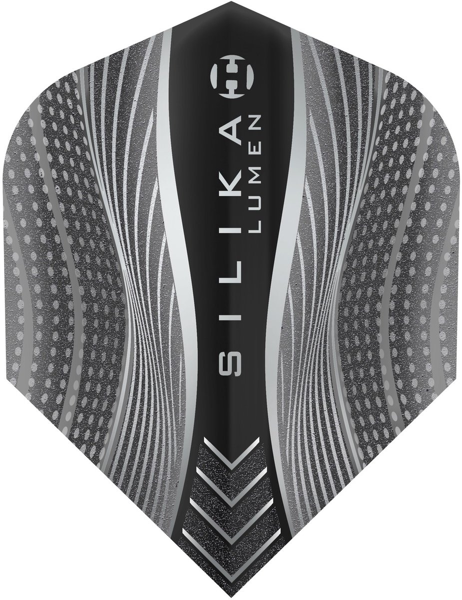 Harrows Silika Lumen NO6 Black Tough Crystalline Coated - Dart Flights