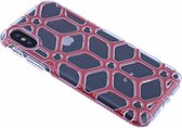 iPhone X / Xs Design Rood Hard Case TPU Hoesje