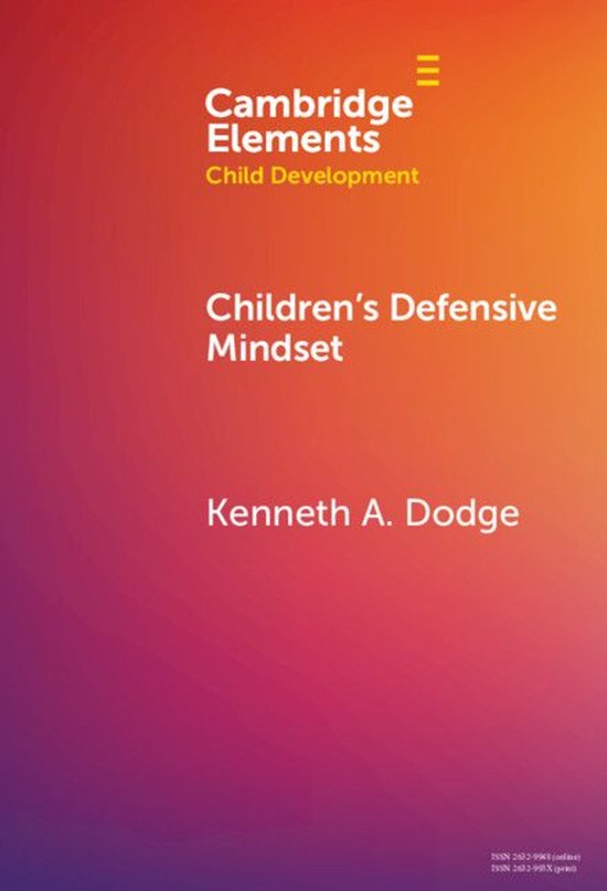 Elements in Child Development - Children's Defensive Mindset - cover