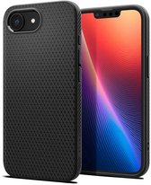 Coque arrière Spigen Liquid Air pour iPhone 16e - Noir mat