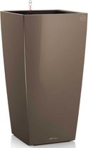 LECHUZA Plantenbak Cubico 50 ALL-IN-ONE hoogglans taupe 18168