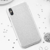 Huawei P20 ZilverGlitter TPU Back Cover Hoesje