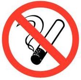 ATV Safety Roken verboden 90mm PVC 331 (Prijs per 2 stuks)