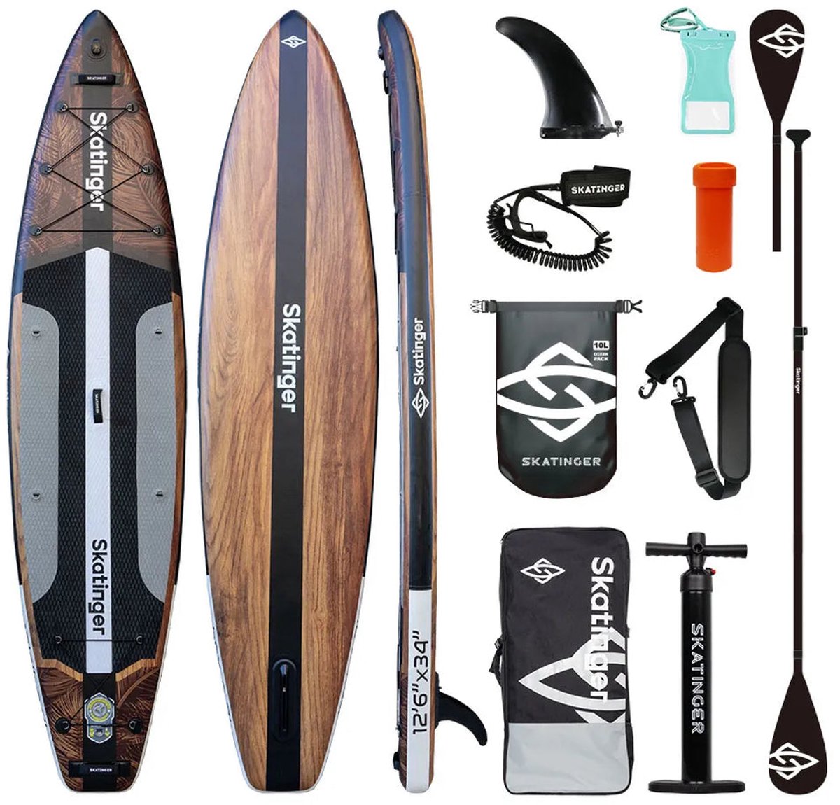 Skatinger Waverider 380x86x15 cm (12'6'') allround SUP board