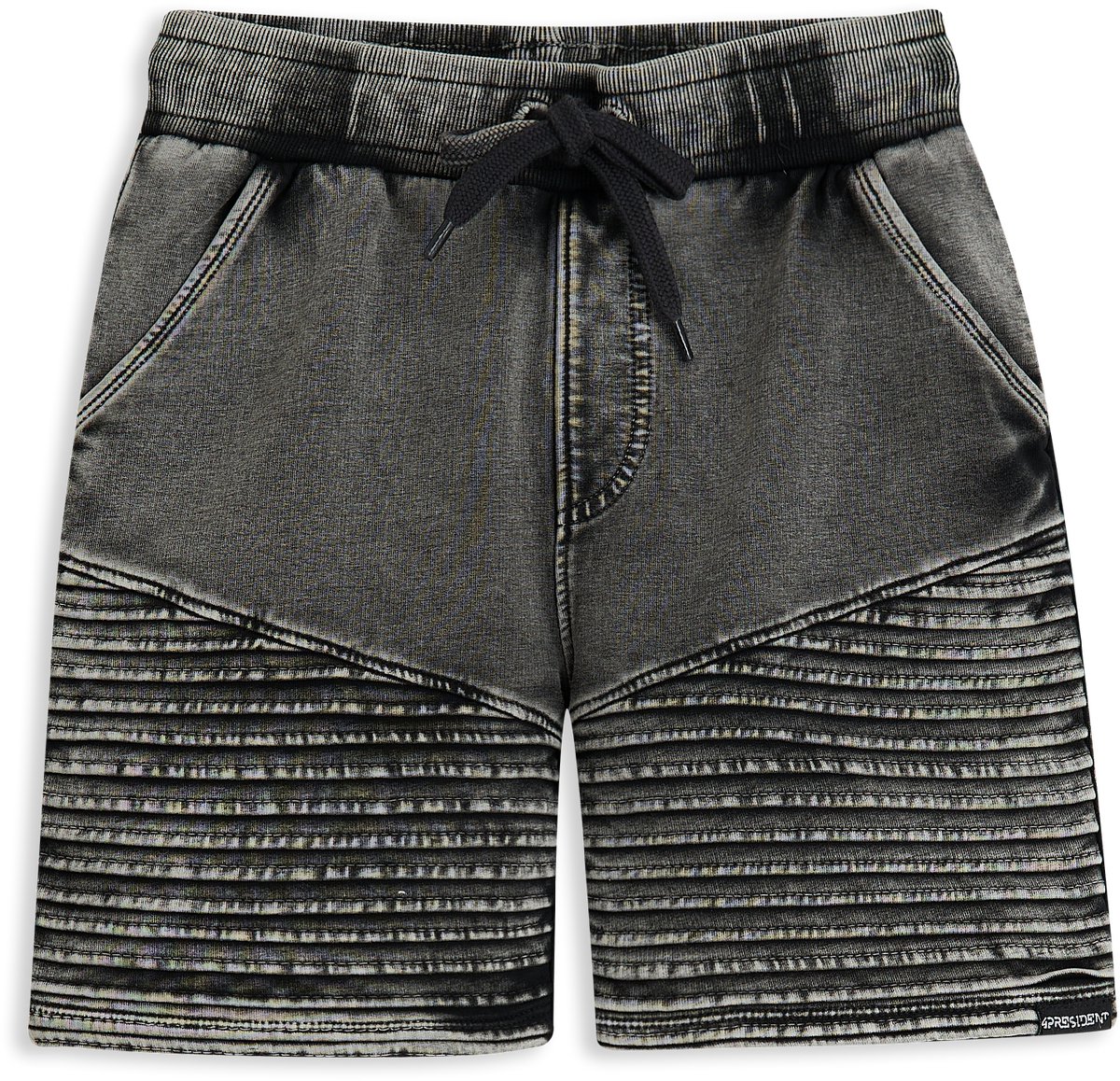 4PRESIDENT Korte Broek Jongens Short - Black - Maat 140