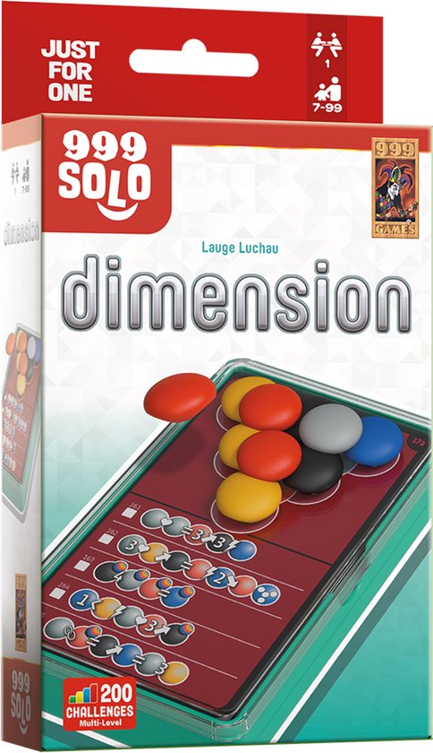 999 Games - Dimension - Casse-tête - Stimule la perception spatiale - Jeu Éducatif - Jeu solo - Klein cadeau - Jeu de réflexion