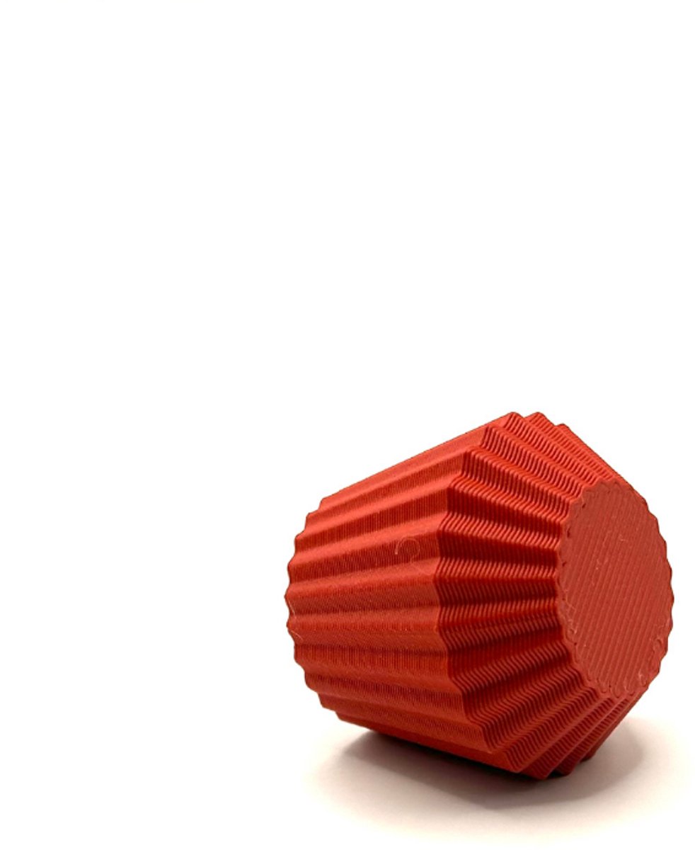 Home 3D® - Kastknop Rood - Set van 4 - Deurknoppen voor Kasten - Incl. Bevestigingsmateriaal - Ontworpen en Gemaakt in Nederland