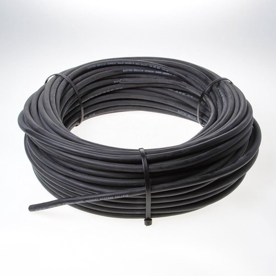 Algemeen Kabel rubber zwart 5 x 1.5mm² x 50 meter (Prijs per stuk) | bol.com
