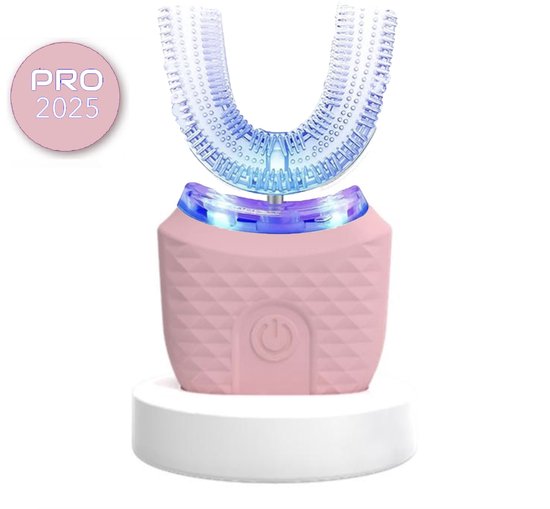 Smartbrush U-vormige Tandenborstel Roze 360° Automatisch - Smartbrush - €34,95