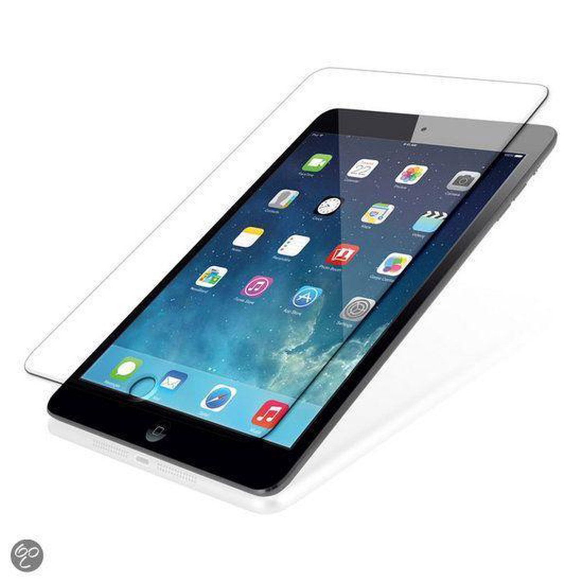 Glazen Screen protector Tempered Glass 2.5D 9H (0.3mm) voor iPad Mini 2