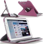Samsung Galaxy Tab 3 7.0 Lite T110 draaibare case cover hoesje Paars