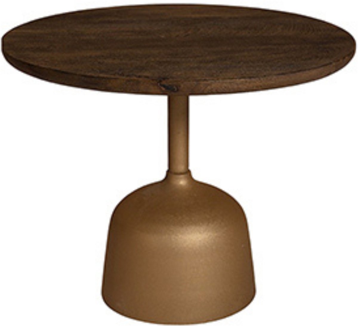 by Mooss - Bijzettafel - Oil Antique - Gold - Dust - Ø 55 - Hout - Metaal - Trendy