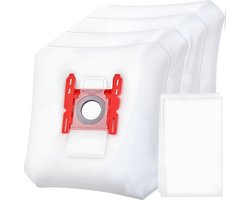 4x Stofzuigerzakken geschikt voor Bosch G ALL Stofzuigers - Stofzakken inclusief 2 Moto/micro filters