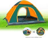 Kampeertent, 3-4 Persoons Automatic Pop-Up Tent - 200 x 200 x 125 cm - Backpacking Tent met binnentent
