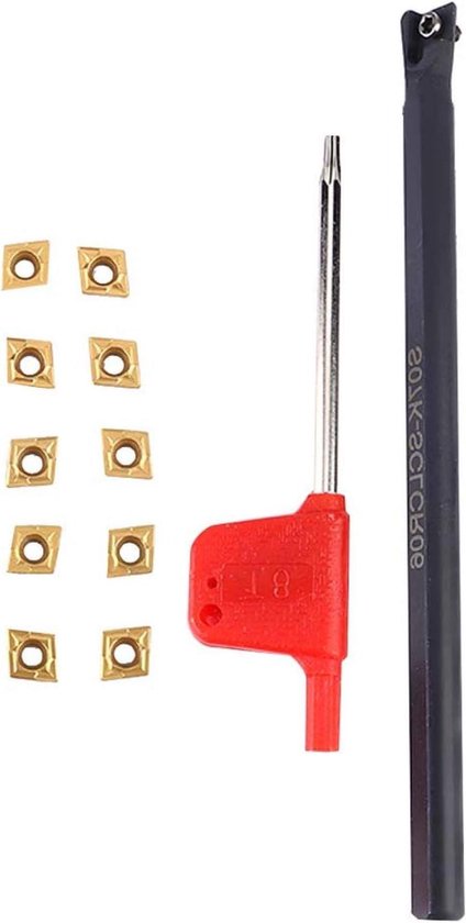 Hartmetall Drehwerkzeug Set SCLCR06 - CCMT060204 Einsätze Für CNC-Bearbeitung