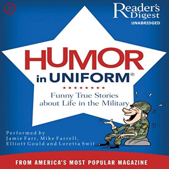 Readers Digest's Humor in Uniform - cover