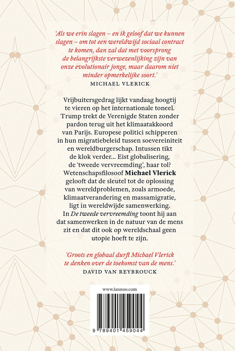 De tweede vervreemding - back cover