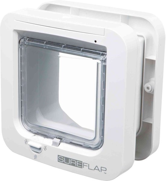 Sureflap Dierenluik Microchip S - Kattenluik - 20x20x7 cm Wit