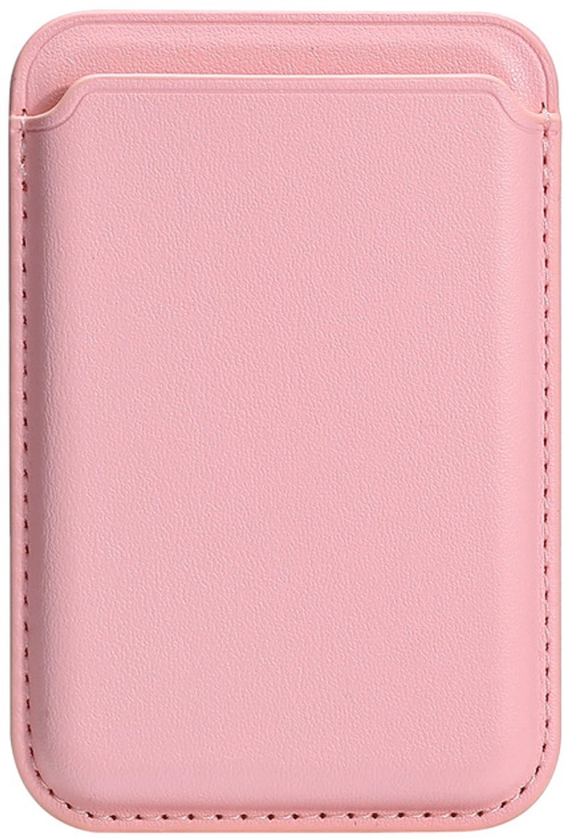 Magnetische Kaarthouder Geschikt Voor iPhone Magsafe - Wallet Card Holder - Portemonnee - Pasjeshouder - voor iPhone 12 / 13 / 14 / 15 / 16 / 17 / PRO / PRO MAX - roze
