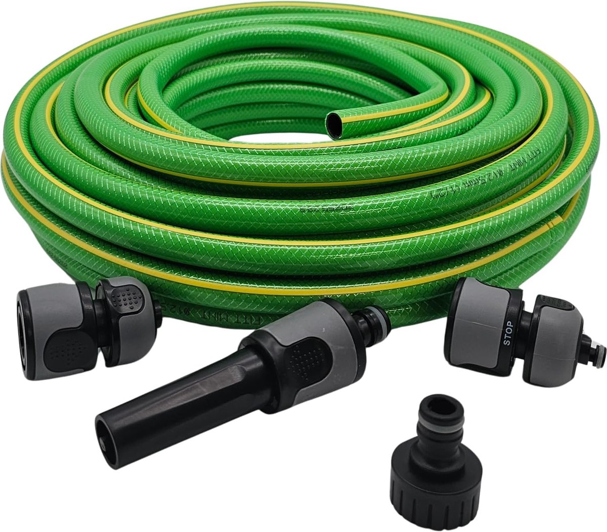 20 m tuinwaterslang 1/2 inch met aansluitset - voor tuinberegening