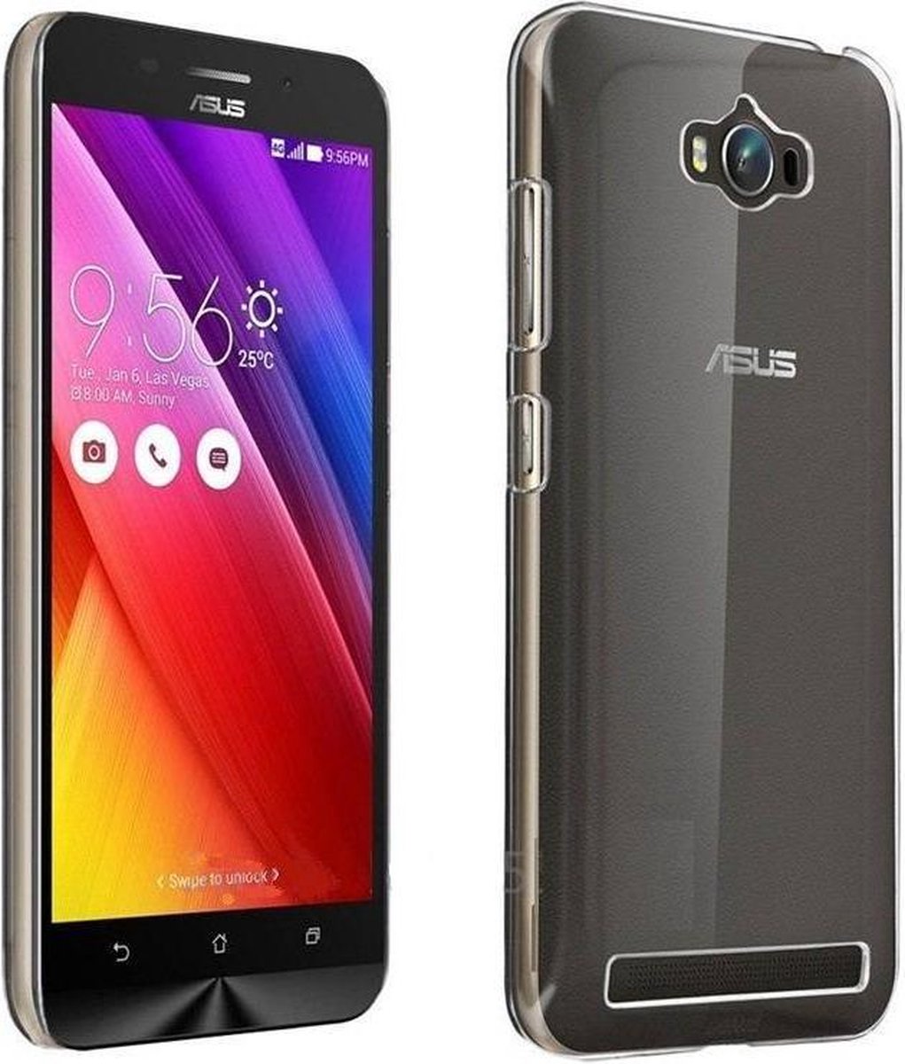 Ntech Geschikt voor Asus Zenfone Max ( ZC550KL ) Transparant Siliconen Ultra Thin hoesje