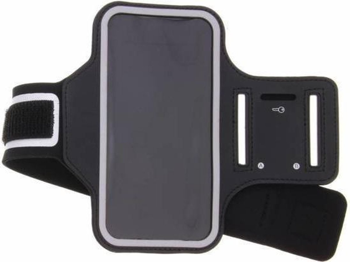 Ntech Zwart Sportarmband voor Geschikt voor Samsung Galaxy S10