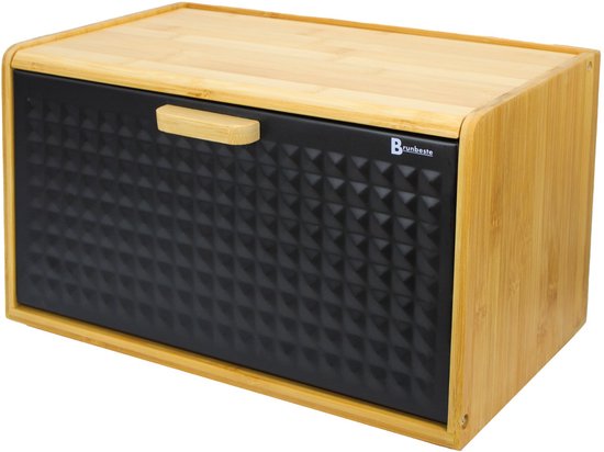 KESPER Broodtrommel Van Bamboe - 36x20x14 Cm, Houdt Brood Lang Vers