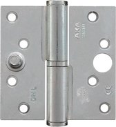 Axa Veiligheidskogelstiftpaumelle topcoat gegalvaniseerd links 89 x 89 x 3mm SKG*** 1201-35-23/V4E